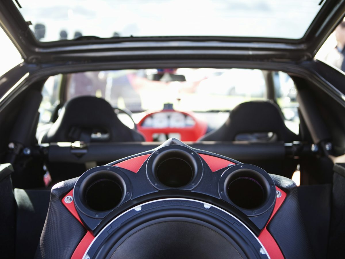 Music system in car